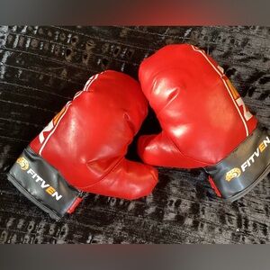 Kids Boxing Gloves - Red EUC
